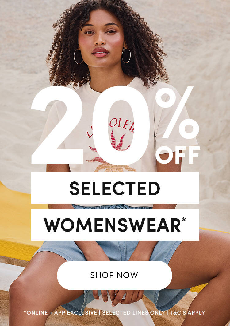 20% Off Selected Womenswear